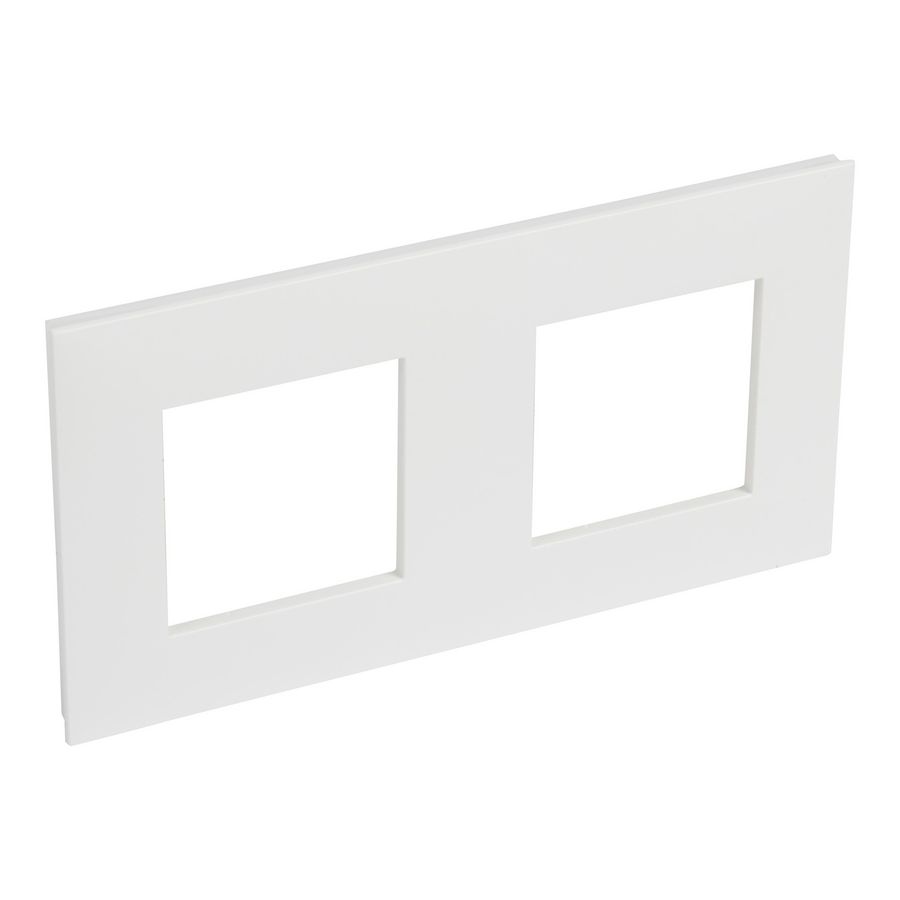 Afdekraam 2 mechanisme horizontaal/verticaal wit Valena Next