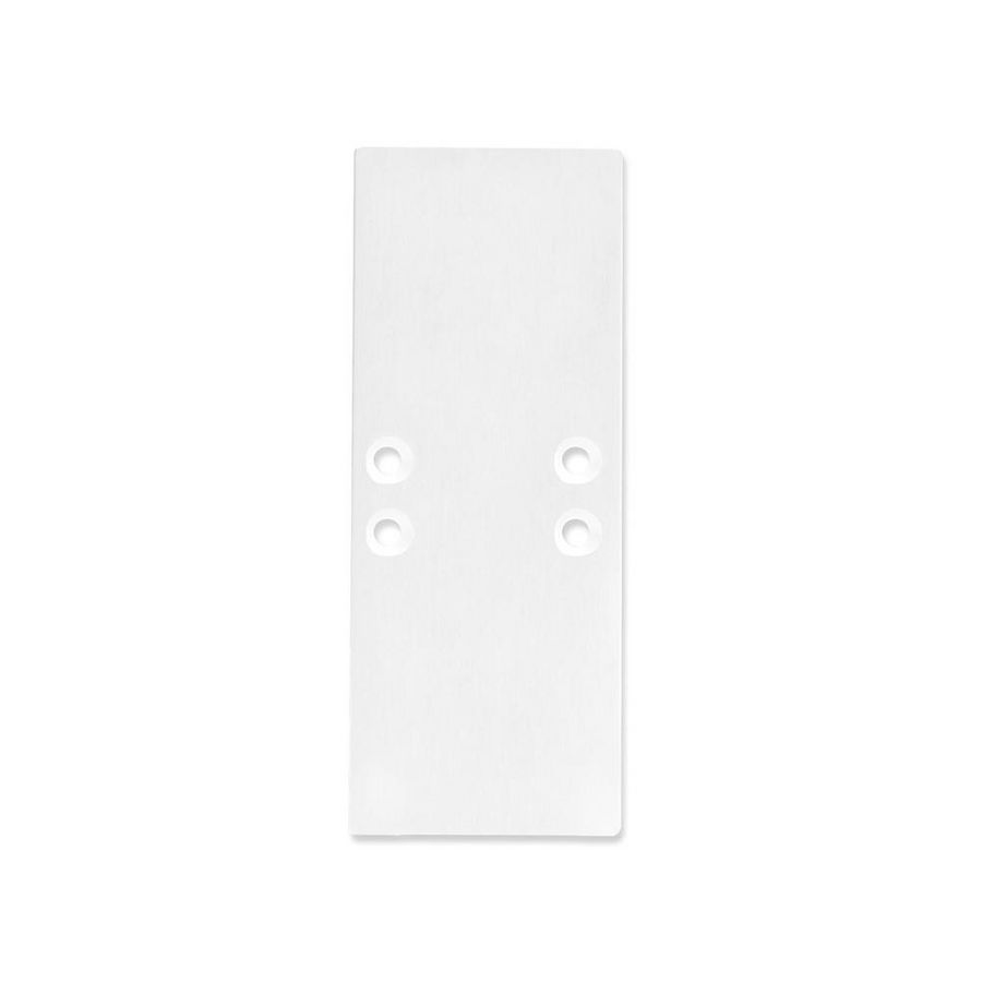 Set a 2st. Eindkap profiel PL13 met PL10.1 wit RAL9010