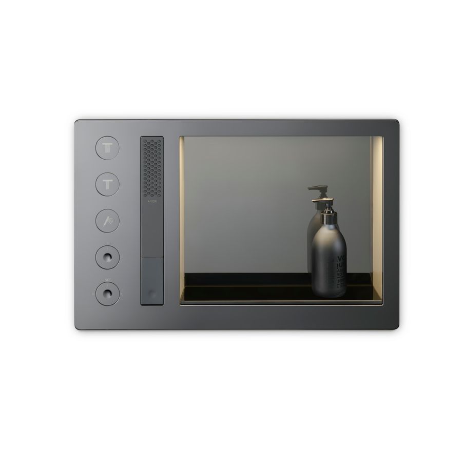 AXOR Incava Planchet 100mm Zwart glas