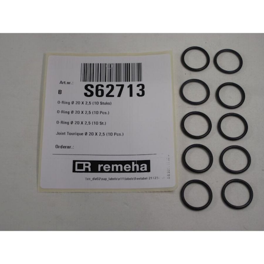 Set a 10st. O-ring Ø20 x 2,5 Avanta/Gas310EcoPRO