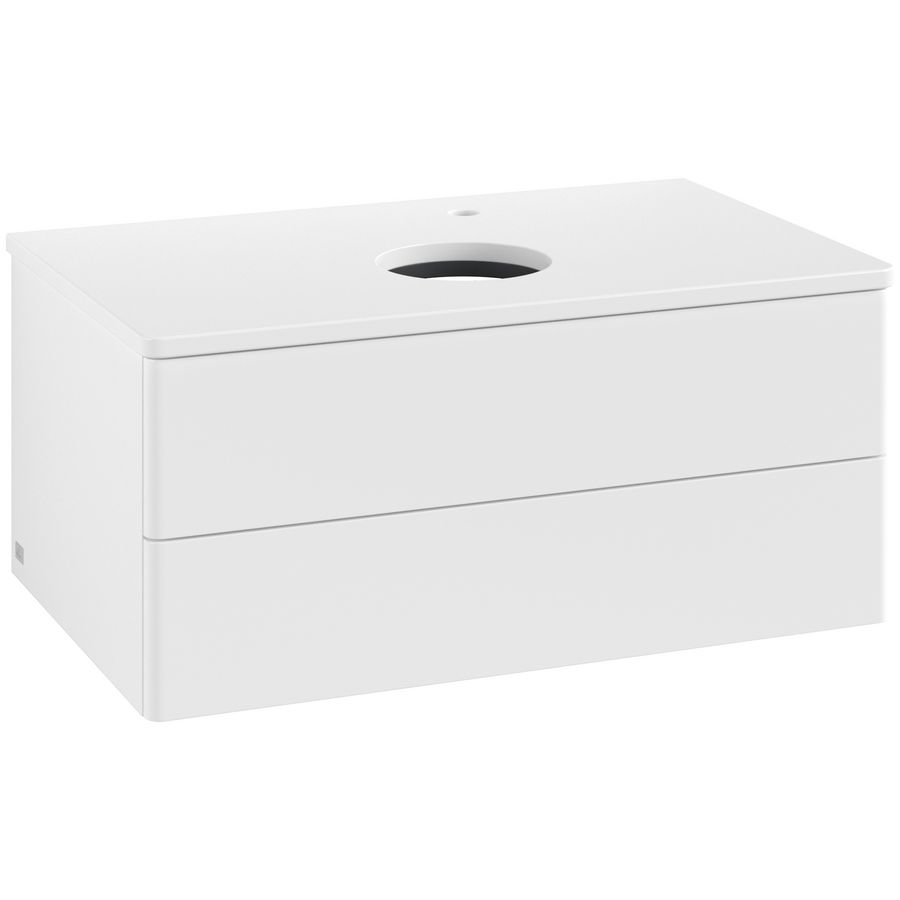 Wastafelonderkast Antao 800x360x500mm White Matt Lacquer L19050MT