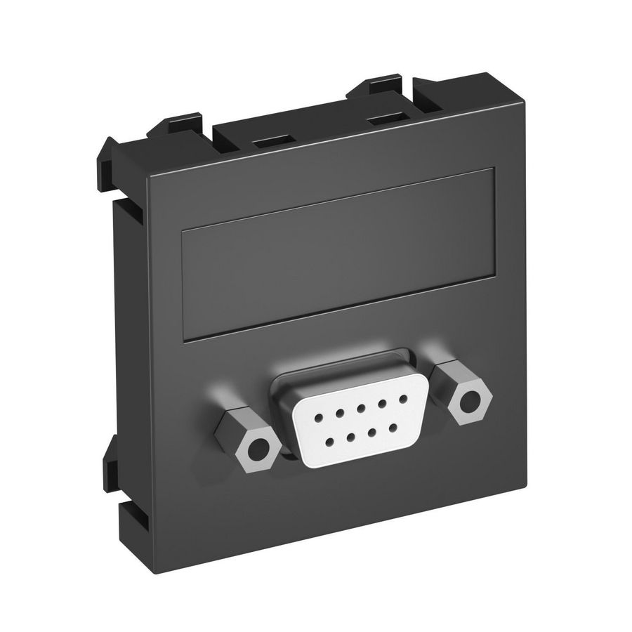 Draagplaat D-Sub9 connector schroefaansl. 45x45mm 6104637