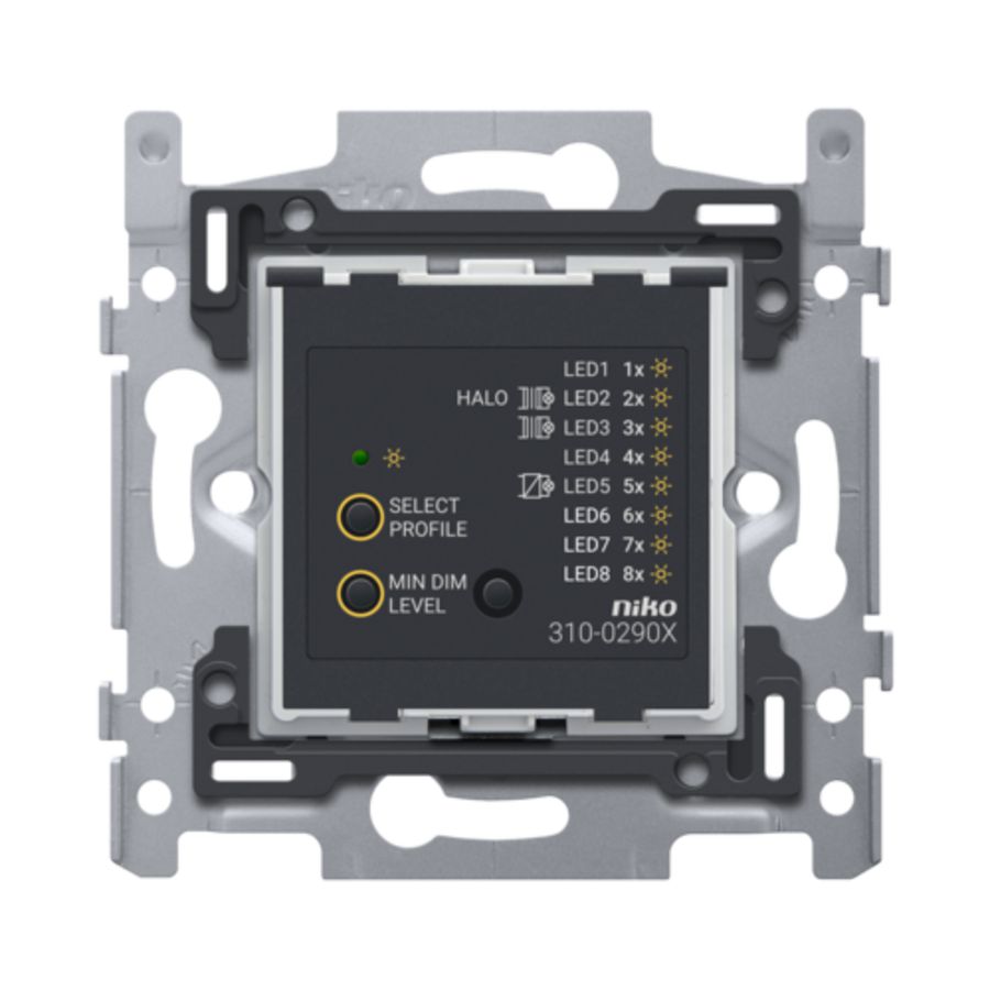 Sokkel universele drukknopdimmer CAB-ontstoring 2dr. 3-300W