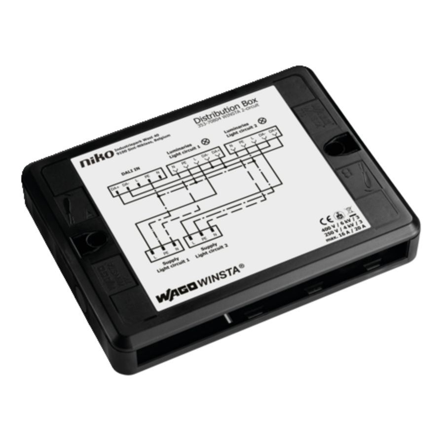 WAGO WINSTA verdeeldoos serie P47/P48 DALI-2