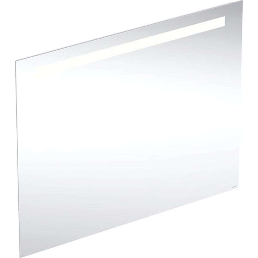 OPTION BASIC SQUARE spiegel 900x700mm (bxh) aluminium incl. led-verlichting boven
