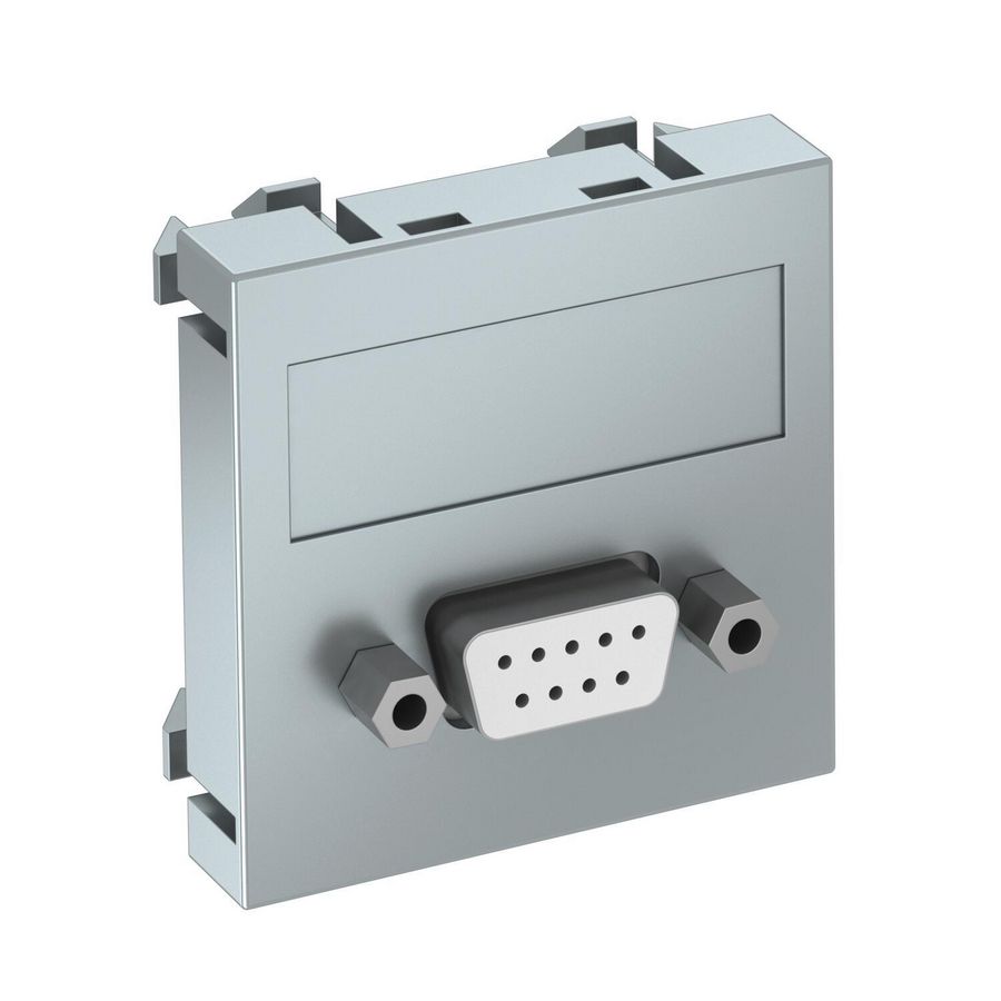 Draagplaat D-Sub9 connector schroefaansl. 45x45mm 6104640