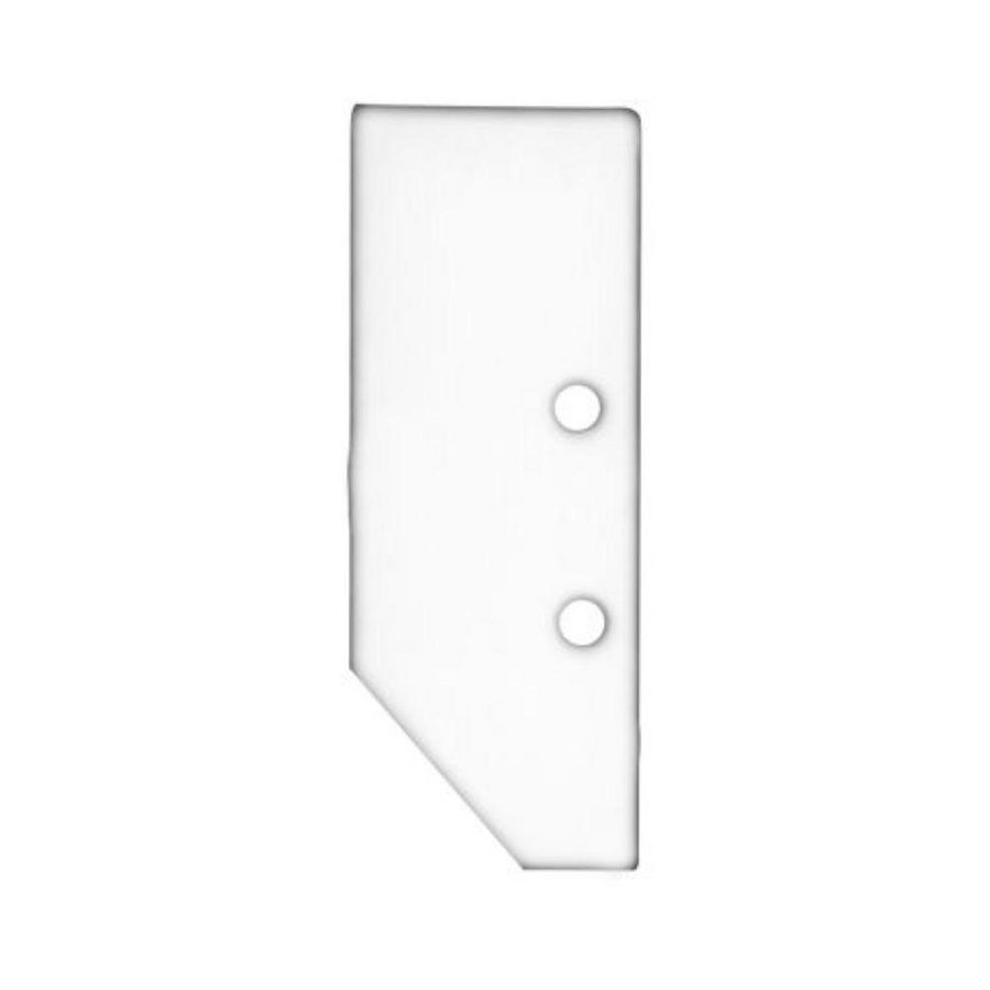 Eindkap E92 voor profiel VA4 incl. schroeven alu RAL9003