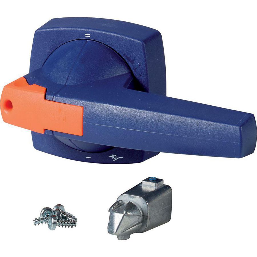 Draaigreep voor omschakelmechaniek 10mm blauw hangslot