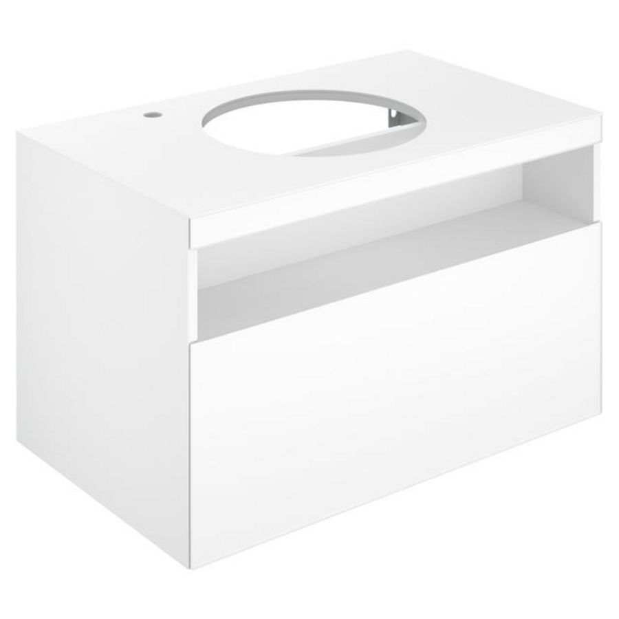 Ondbw.kast lade wcd/licht 800x550x490mm inox 32864290100