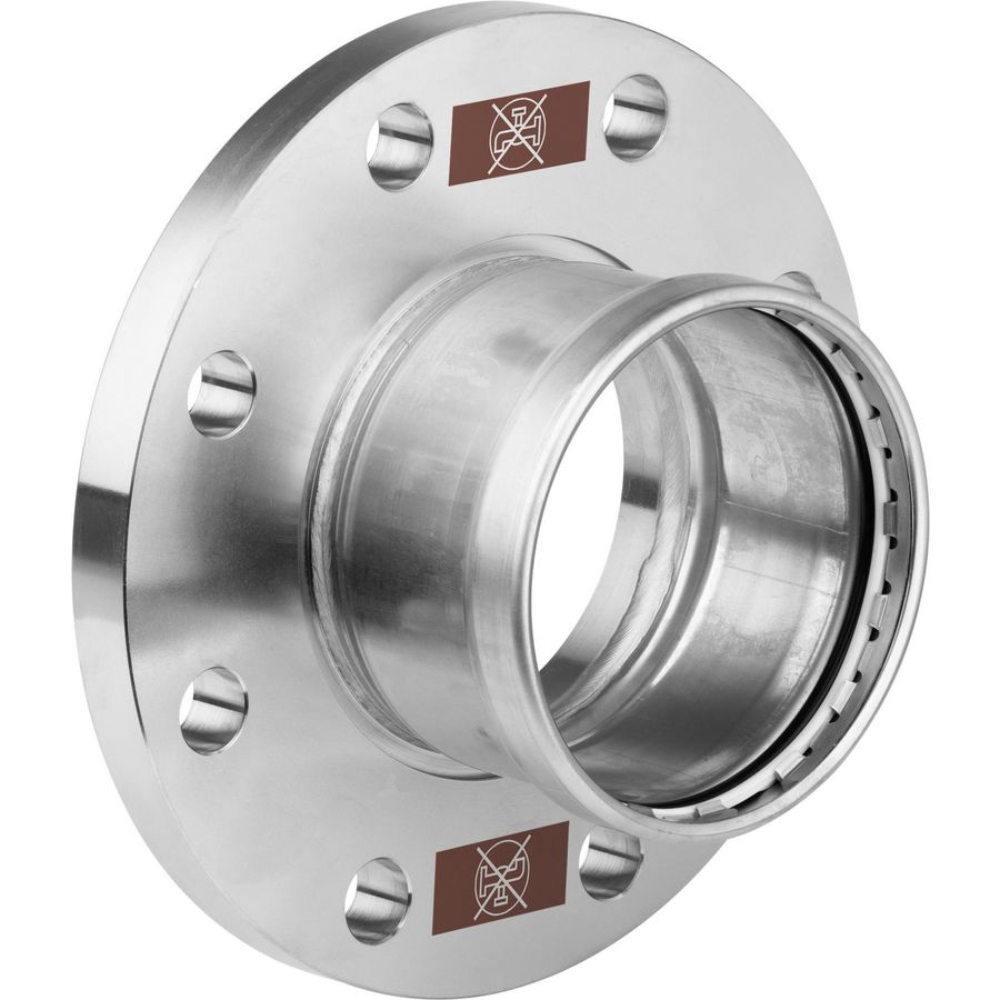 Flensovergang TEMPONOX persaansluiting RVS 76,1mm 1759XL