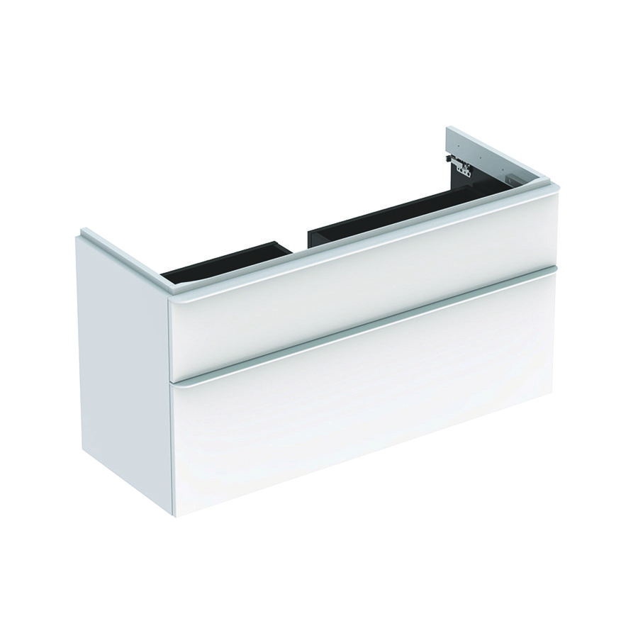 Smyle onderkast v. wastafel 120cm 2 laden wit