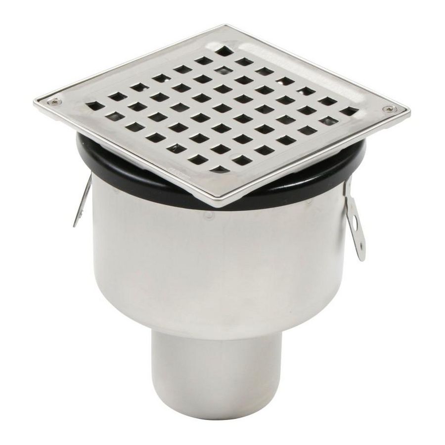 Vloerp tbv tegelvloer RVS304 Domestic 145x145xou75mm