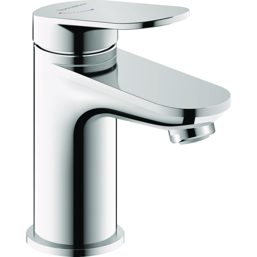 Wave 1-hendel wastafelmengkraan S freshstart chroom hoogglans sprong 95mm