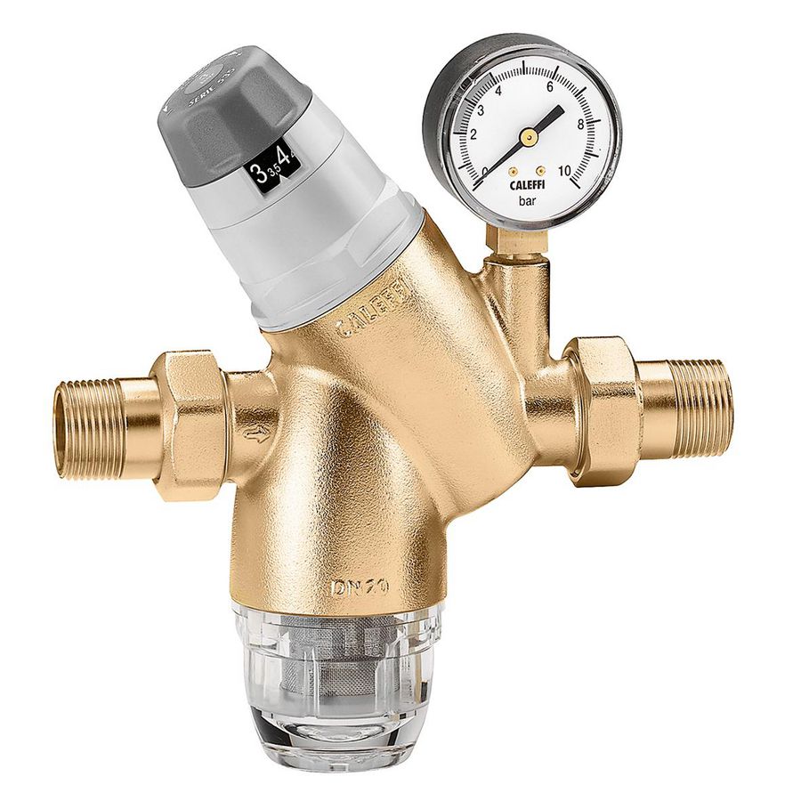 Reduceerventiel monoblok filter manometeraansl. 1" 25 bar