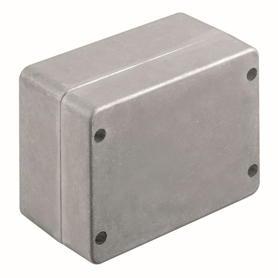 Schakelkast leeg aluminium 170x130x90mm onbehandeld