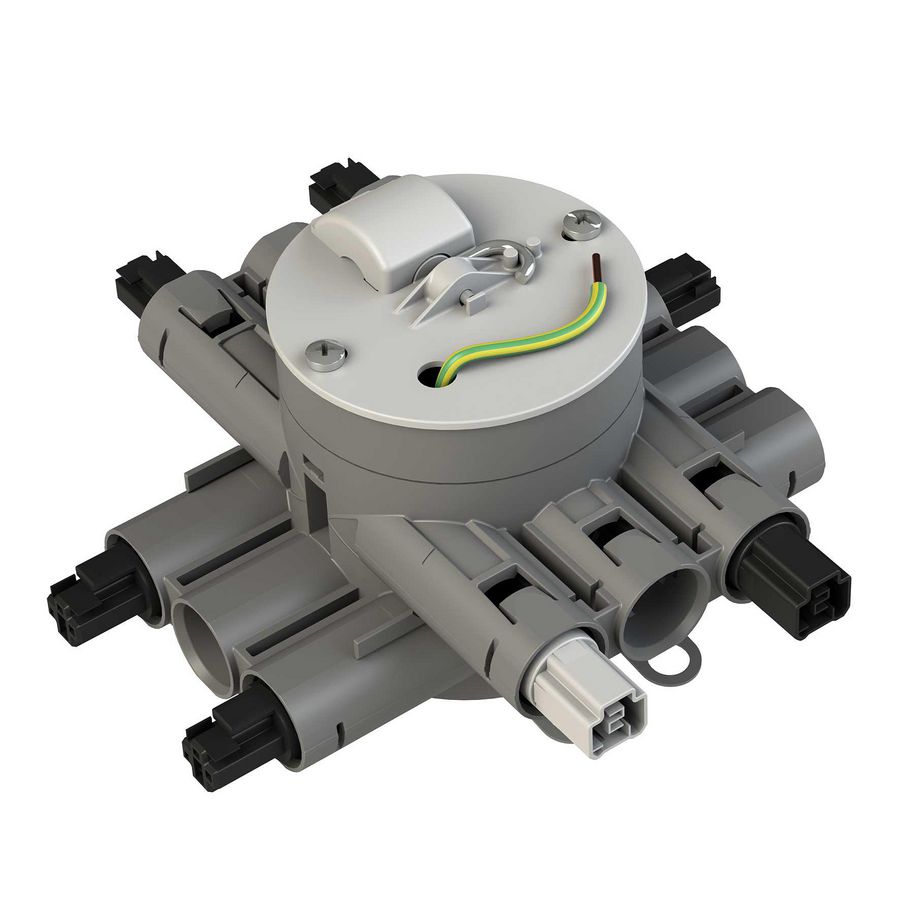 Stekerbare centraaldoos geschakeld lichtpunt CHS75-G5