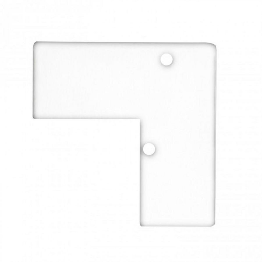 Eindkap E93 voor profiel VA5 incl. schroeven alu RAL9003