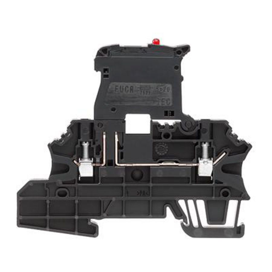 Zekeringsklem zw. 2.5mm2 6.3 A 36 Vr 1162930000 VVE=50