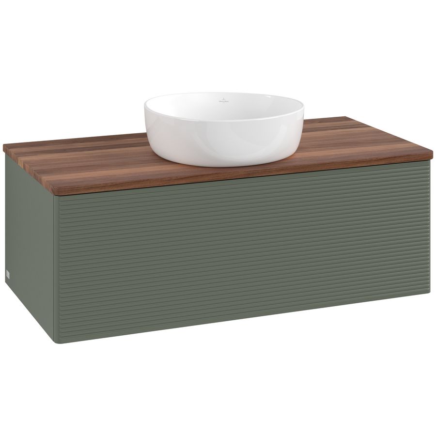 Wastafelonderkast Antao 1000x360x500mm L.Green Matt Lacquer L31112HL