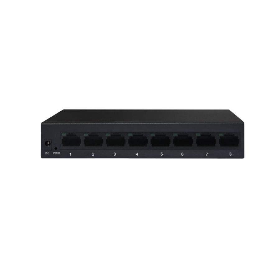 Netwerk switch met 8 Gigabit poorten