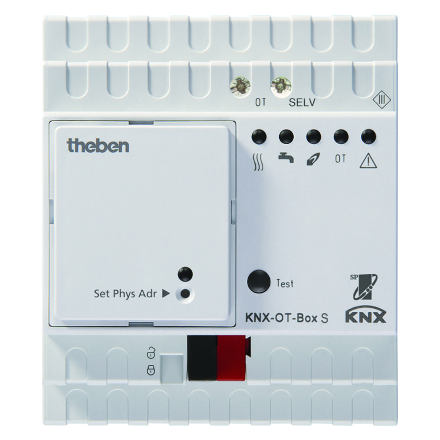 Interface KNX voor connectie van KNX-ruimteregelaars OT