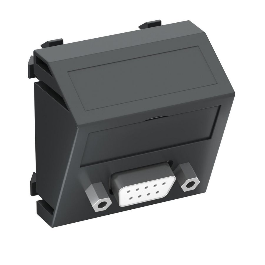 Draagplaat D-Sub9 connector schroefaansl. 45x45mm 6104649