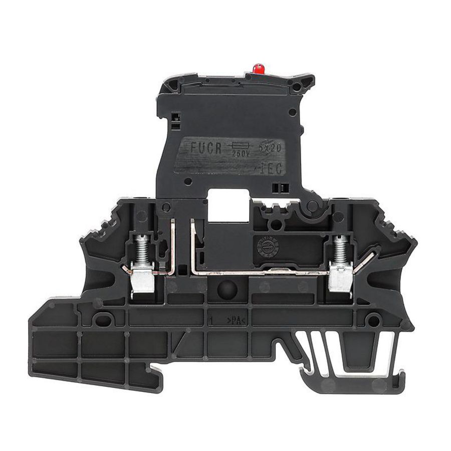 Zekeringsklem zw. 2.5mm2 6.3 A 70 Vr 1162940000 VVE=50