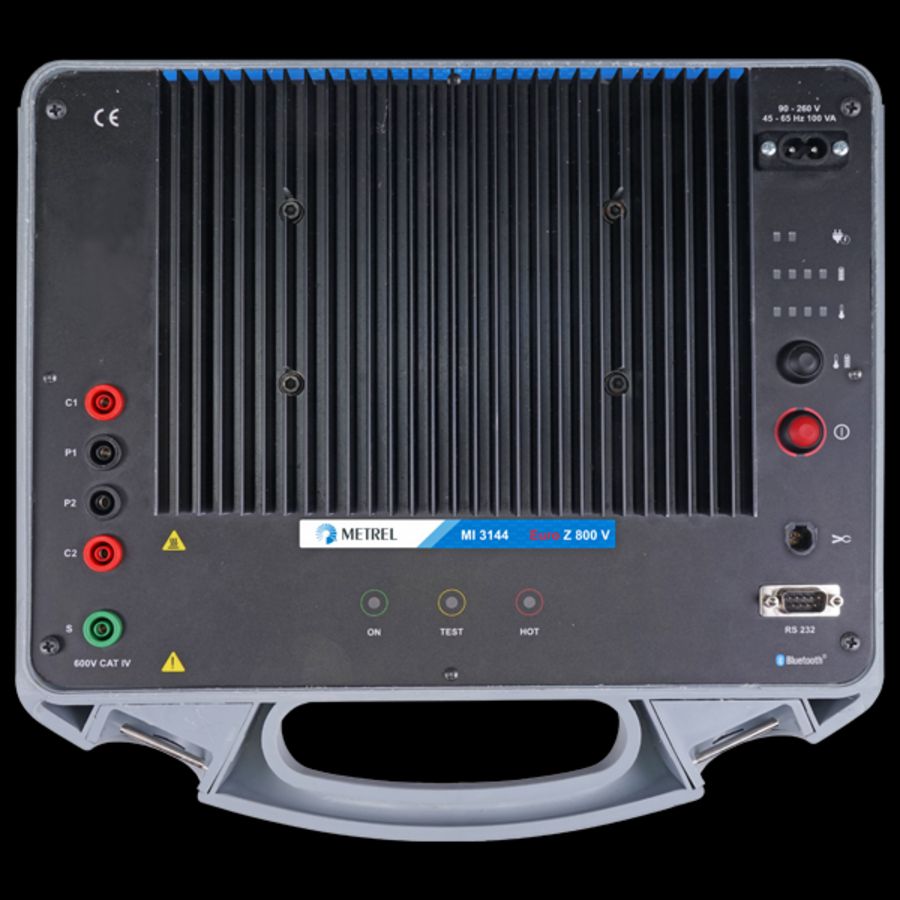 Installatietester-meetkoffer lage impedantie 800V
