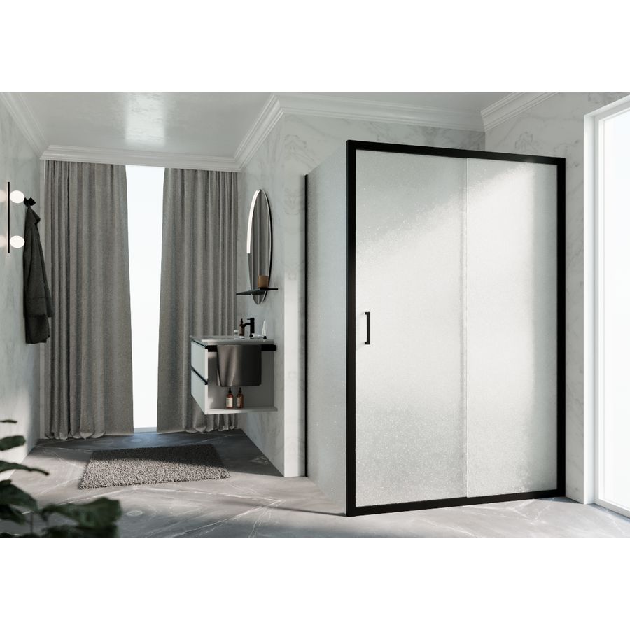 Douchedeur Zephyros 2.0 2P 136 Verst. 136-142 Cm Niva Zwart