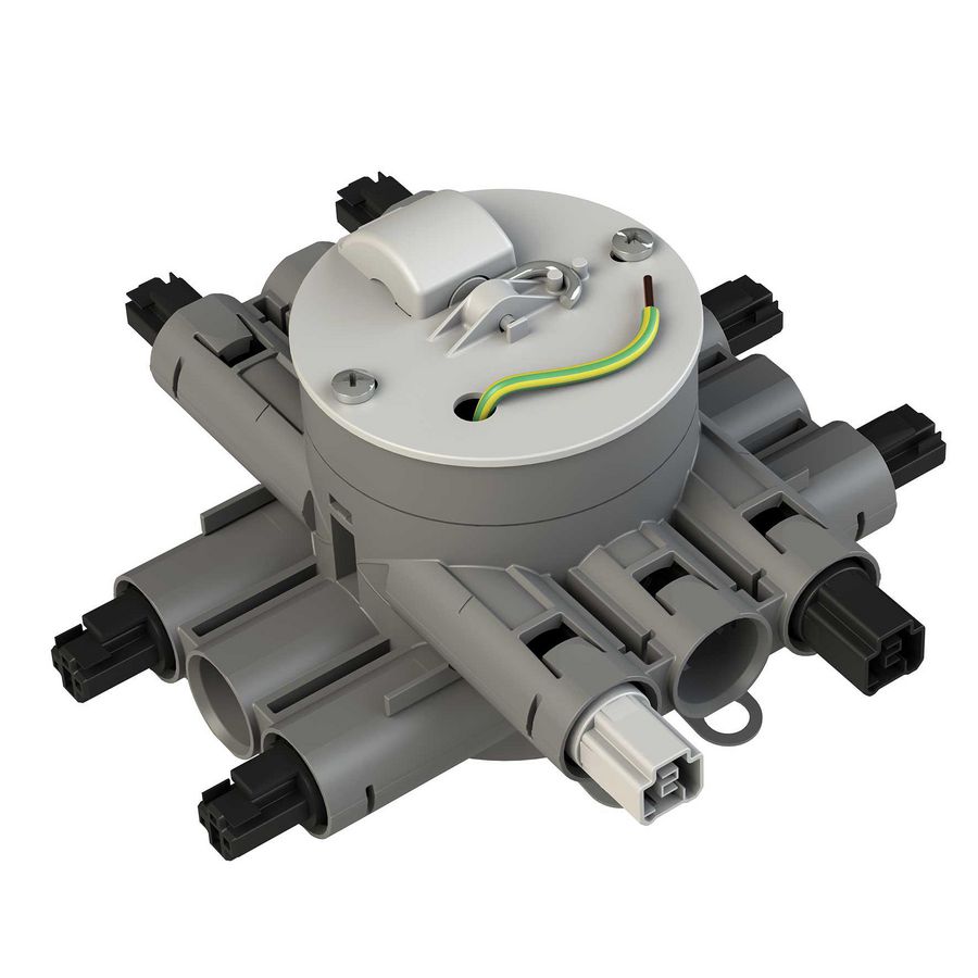 Stekerbare centraaldoos geschakeld lichtpunt CHS75-G6