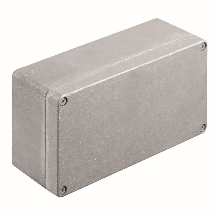 Schakelkast leeg aluminium 220x120x81mm onbehandeld