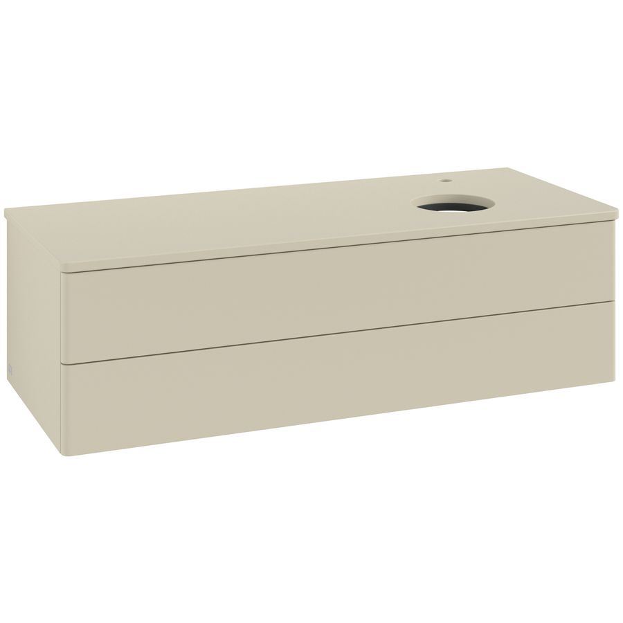 Wastafelonderkast Antao 1200x360x500mm S.Grey Matt Lacquer K23050HJ