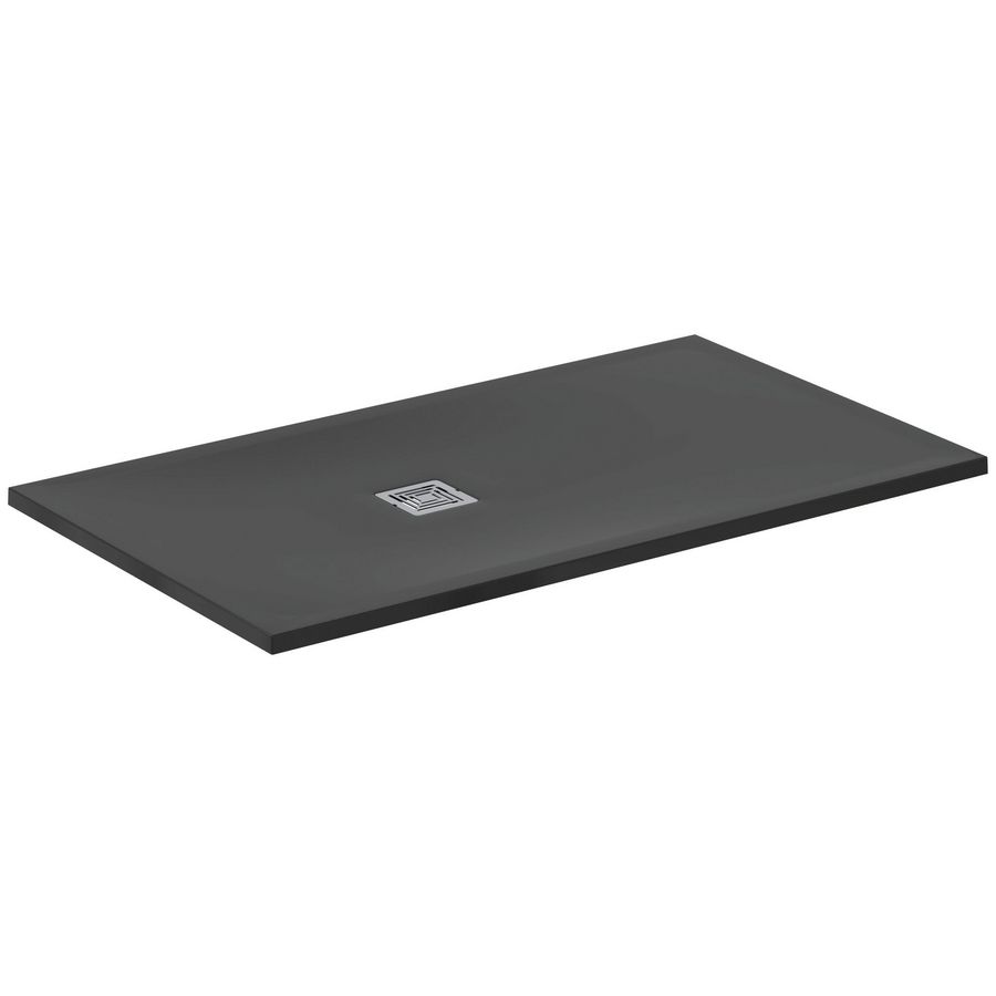 Douchebak Rechthoekig 1400x800x30mm Zwart Ultra Flat S +