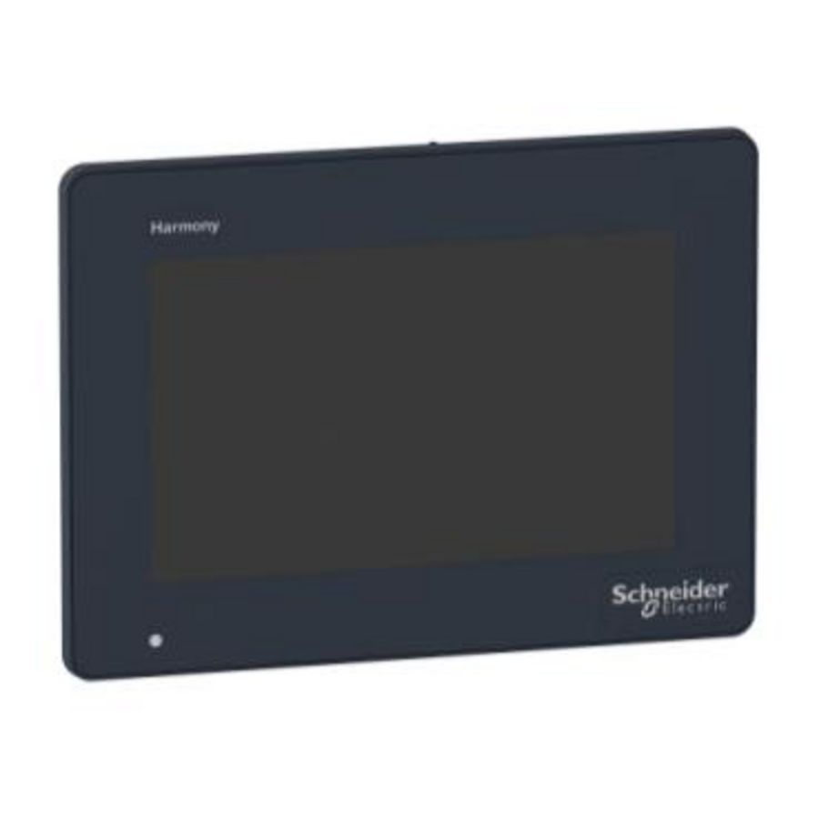 Advanced touchscreen display 7" 800x480 WVGA Magelis GTU