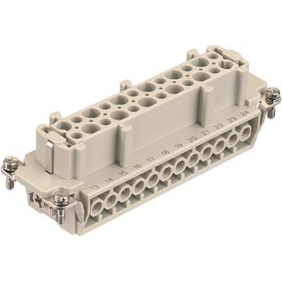 Contactblok Han E 24 Pos. vrouw Insert Screw