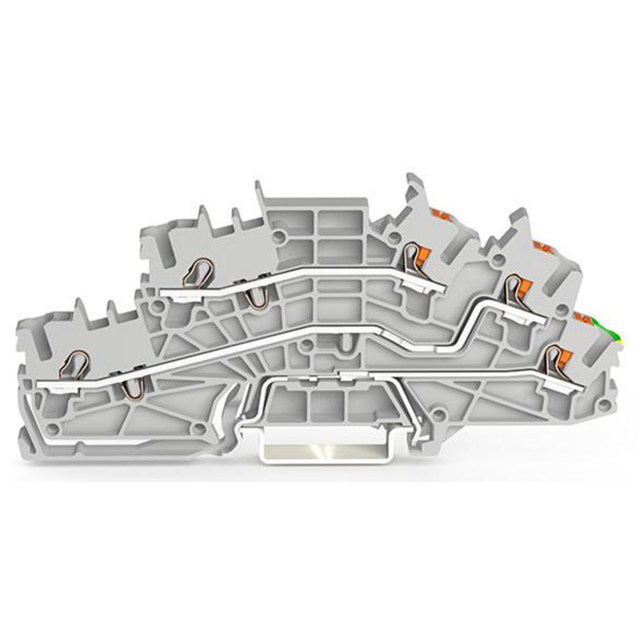 Etage installatieklem bedieningsopening + drukknop  2,5mm² 6545 VVE=50