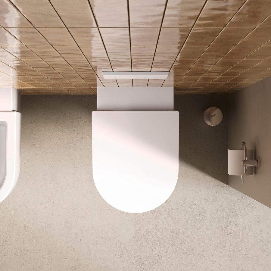DuraSystem bedieningsplaat A1 wit kunststof tbv wc