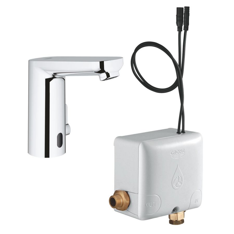 Eurosmart cosmo infrarood wastafelmengkraan chroom incl. powerbox