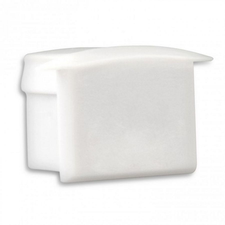 Eindkap E7W voor profiel PL3 wit