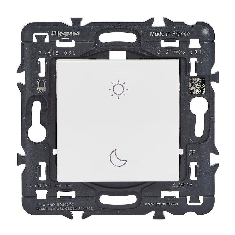 RF bediening batterijloos opstaan/slapen wit Valena NWN
