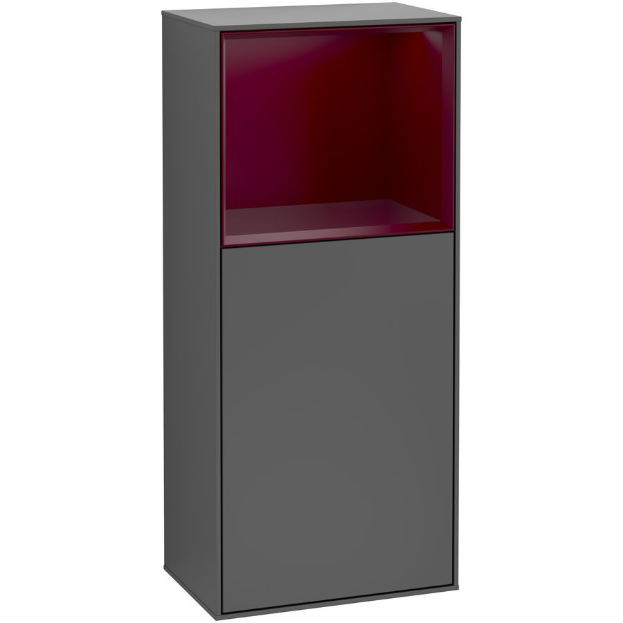 Zijkast Finion 418x936x270mm Antr. Matt Lacquer F500HBGK