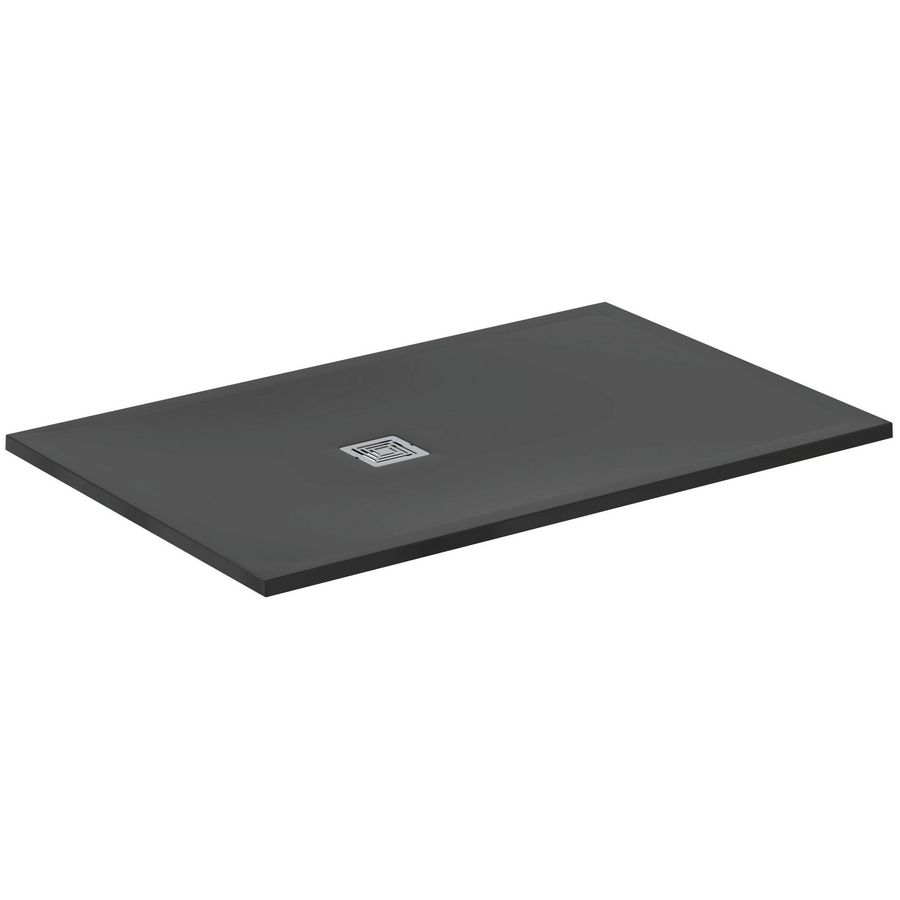 Douchebak Rechthoekig 1400x900x30mm Zwart Ultra Flat S +