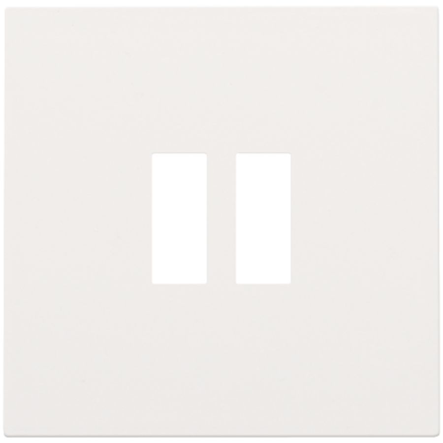 Afwerkingsset dubbele USB-A-lader white coated