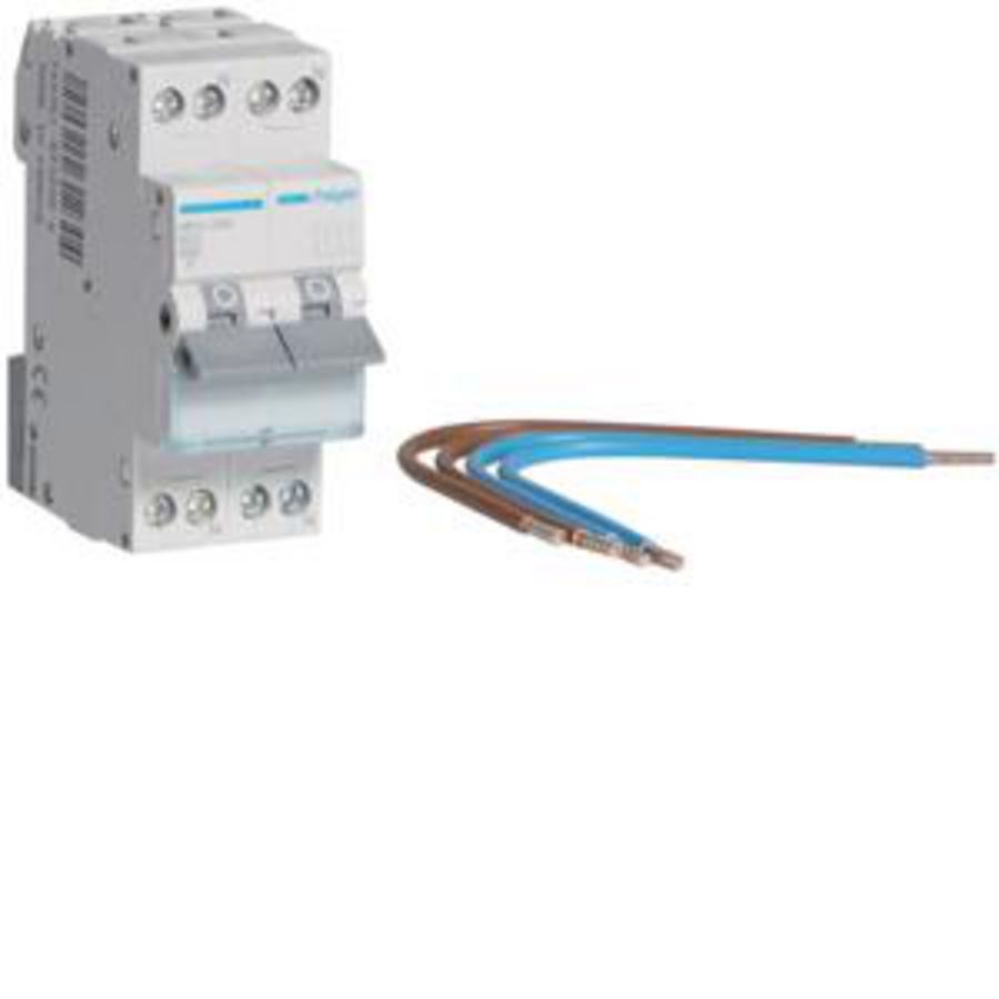 Uitbreidingsset  installatieautomaat / fornuisgroep 2x1p+N 20A B-karakteristiek 6kA