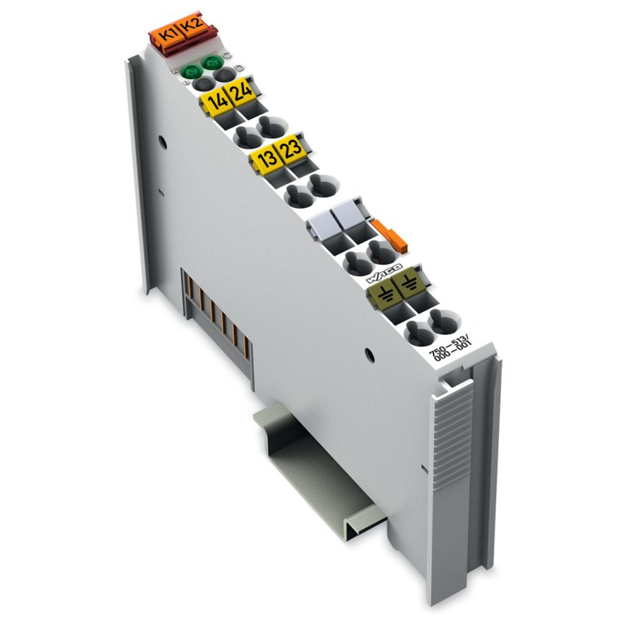 2-kanaals relaisuitgang AC 250V 2,0A lichtgrijs