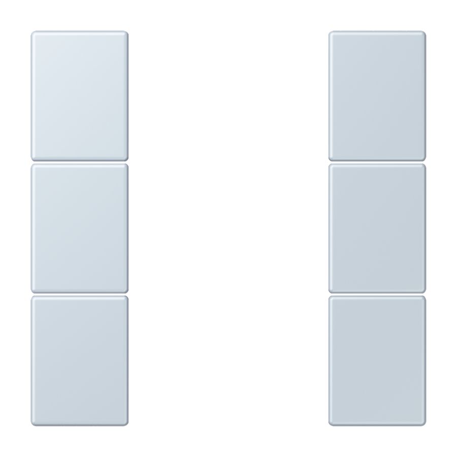 Tastafdekking F50 3-voudig compleet LC32023 KNX