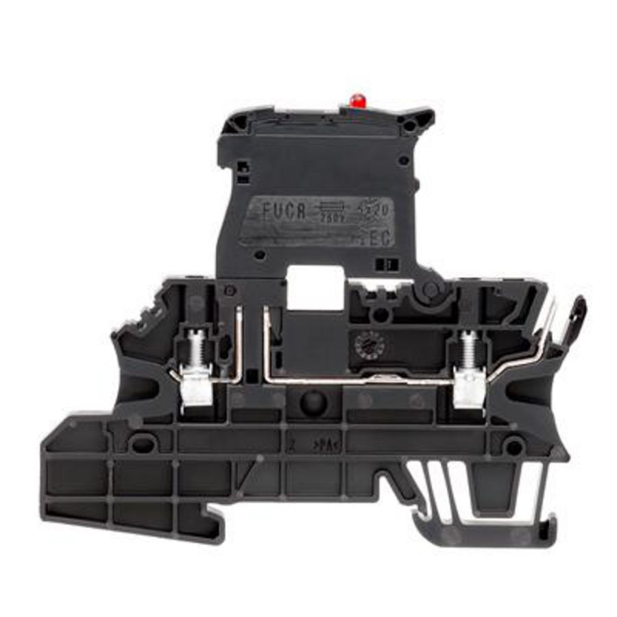 Zekeringsklem zw. 2.5mm2 6.3 A 36 Vr 1162990000 VVE=50