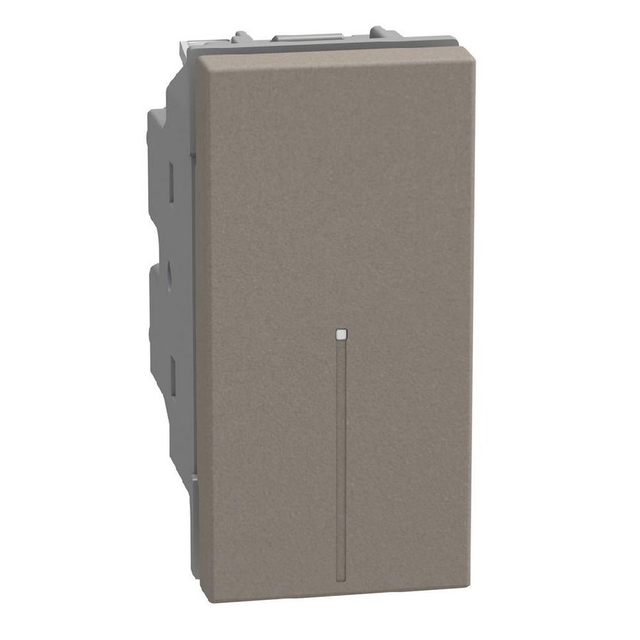 Light Now axiale wisselschakelaar 10AX - 1 module - stone