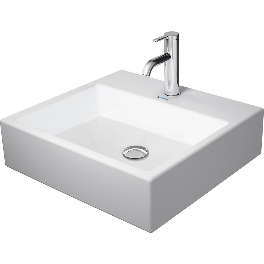 VERO AIR #235050 wastafel 500mm wit met kraangat