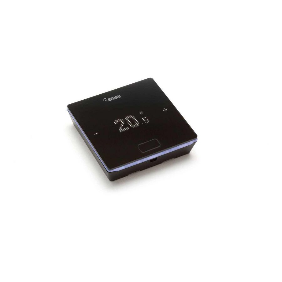 Ruimtethermostaat NEA SMART 2.0 zwart BUS temperatuur- en vochtsensor bedraad